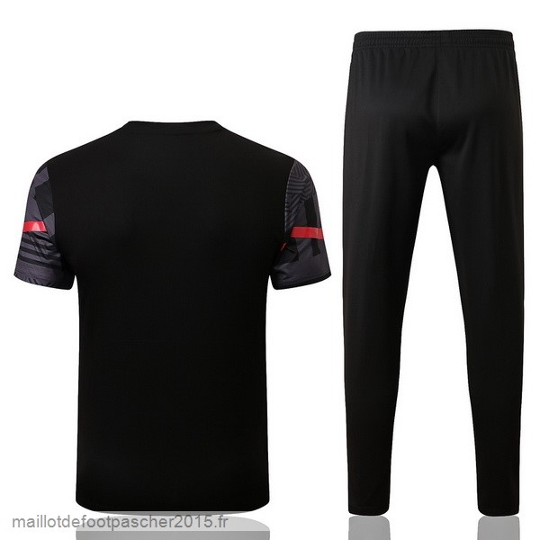 Maillot Foot Achat Entrainement Ensemble Complet AC Milan 2022 2023 Gris I Noir