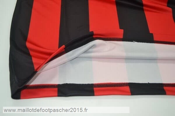 Maillot Foot Achat Domicile Maillot AC Milan Rétro 1990 1991 Rouge