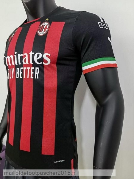 Maillot Foot Achat Thailande Domicile Joueurs Maillot AC Milan 2022 2023 Rouge