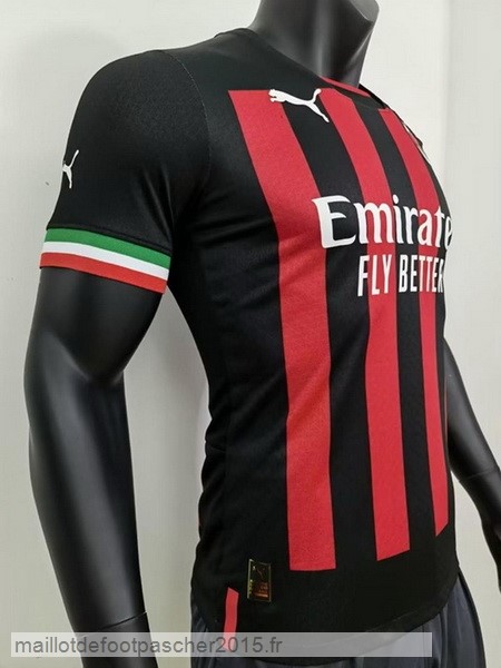Maillot Foot Achat Thailande Domicile Joueurs Maillot AC Milan 2022 2023 Rouge