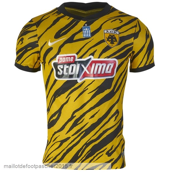 Maillot Foot Achat Thailande Domicile Maillot AIK Stockholm 2022 2023 Jaune
