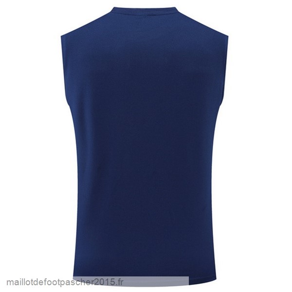 Maillot Foot Achat Entrainement Sans Manches Arsenal 2022 2023 Bleu