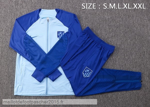 Maillot Foot Achat Survêtements Atlético Madrid 2022 2023 II Bleu