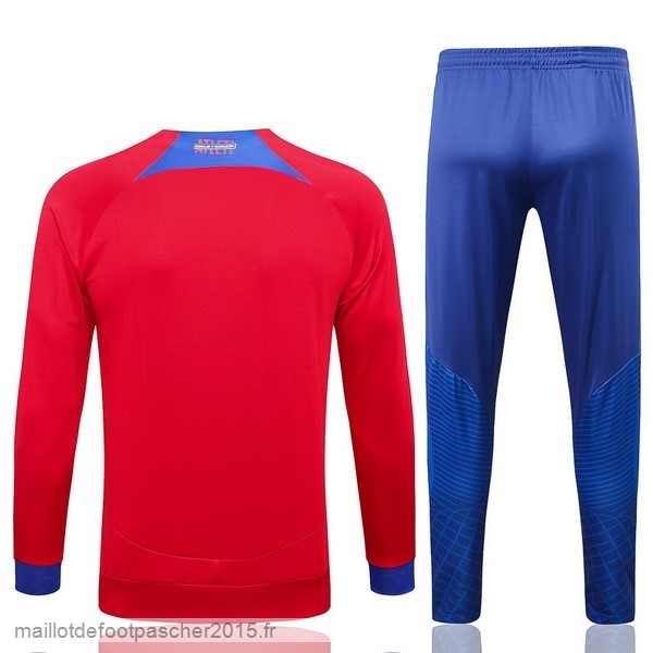Maillot Foot Achat Survêtements Atlético Madrid 2022 2023 Rouge Bleu