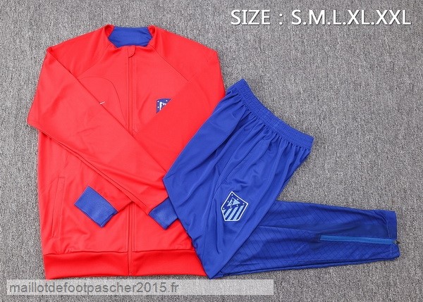 Maillot Foot Achat Survêtements Atlético Madrid 2022 2023 Rouge Bleu