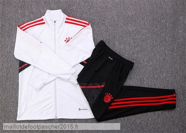 Maillot Foot Achat Survêtements Bayern Munich 2022 2023 Blanc I Noir