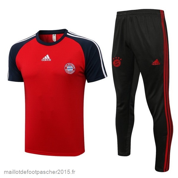 Maillot Foot Achat Entrainement Ensemble Complet Bayern Munich 2021 2022 Rouge I Noir