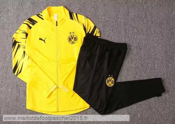 Maillot Foot Achat Survêtements Borussia Dortmund 2020 2021 Jaune Noir