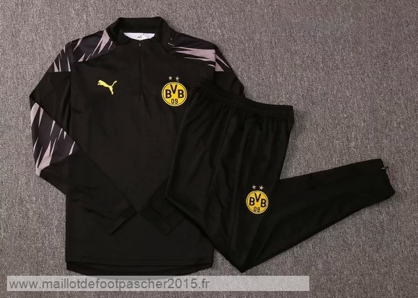 Maillot Foot Achat Survêtements Borussia Dortmund 2020 2021 Noir