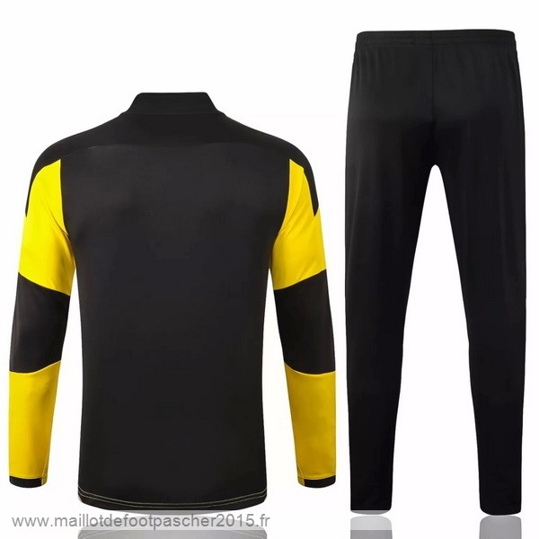 Maillot Foot Achat Survêtements Borussia Dortmund 2020 2021 Noir Jaune