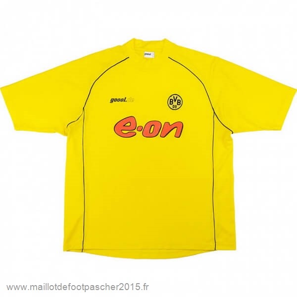 Maillot Foot Achat Domicile Maillot Borussia Dortmund Rétro 2002 Jaune