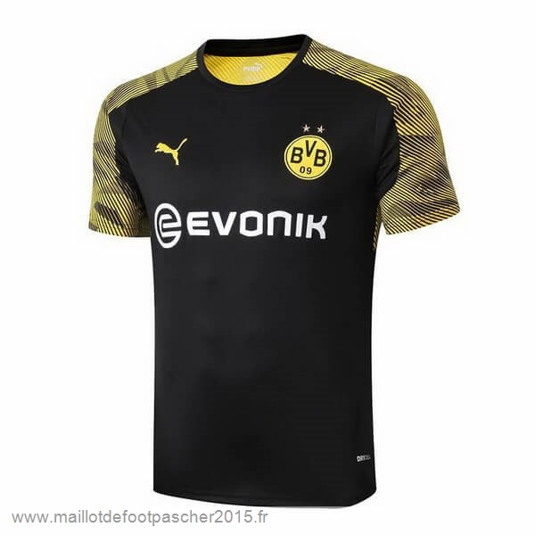 Maillot Foot Achat Entrainement Borussia Dortmund 2019 2020 Jaune Noir