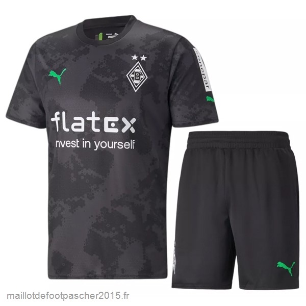 Maillot Foot Achat Exterieur Conjunto De Enfant Mönchengladbach 2022 2023 Noir