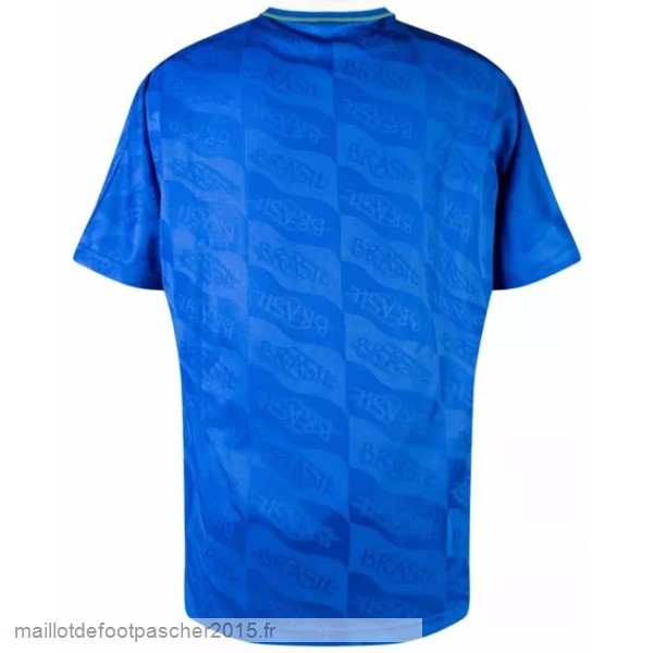 Maillot Foot Achat Exterieur Maillot Brésil Rétro 1991 1993 Bleu