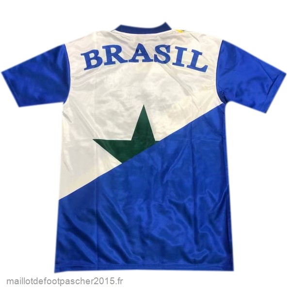 Maillot Foot Achat Exterieur Maillot Brésil Rétro 1991 1994 Bleu