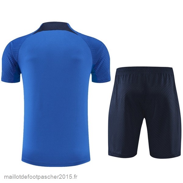 Maillot Foot Achat Entrainement Ensemble Complet Chelsea 2022 2023 Bleu II Blanc