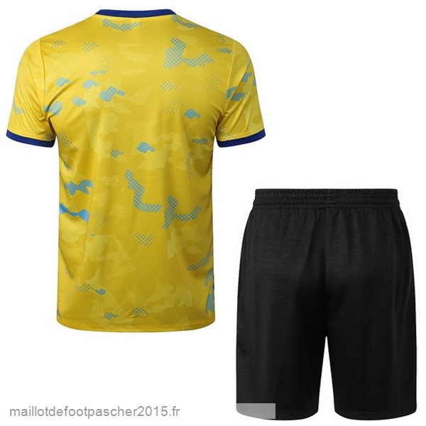 Maillot Foot Achat Entrainement Ensemble Complet Chelsea 2022 2023 Jaune I Noir