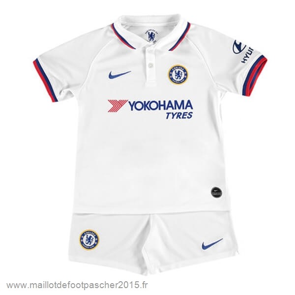 Maillot Foot Achat Exterieur Conjunto De Enfant Chelsea 2019 2020 Blanc