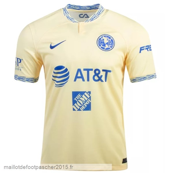Maillot Foot Achat Domicile Maillot Club América 2022 2023 Jaune