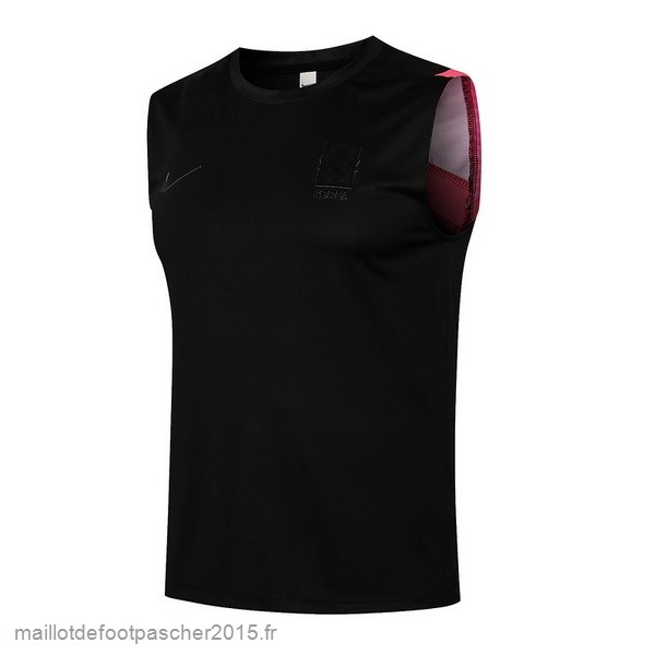 Maillot Foot Achat Entrainement Sans Manches Corée 2022 2023 Noir