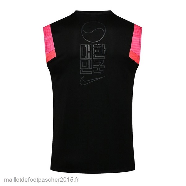 Maillot Foot Achat Entrainement Sans Manches Corée 2022 2023 Noir