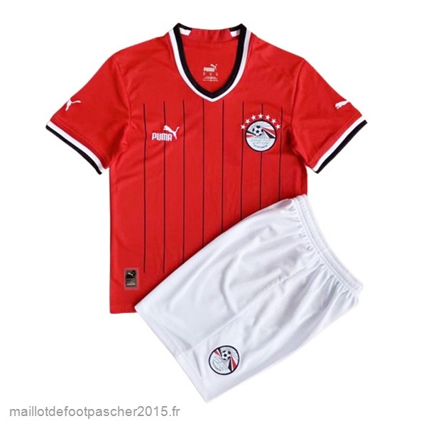 Maillot Foot Achat Domicile Conjunto De Enfant Égypte 2022 Rouge