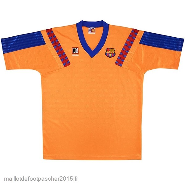Maillot Foot Achat Exterieur Maillot Barcelona Rétro 1991 1992 Orange