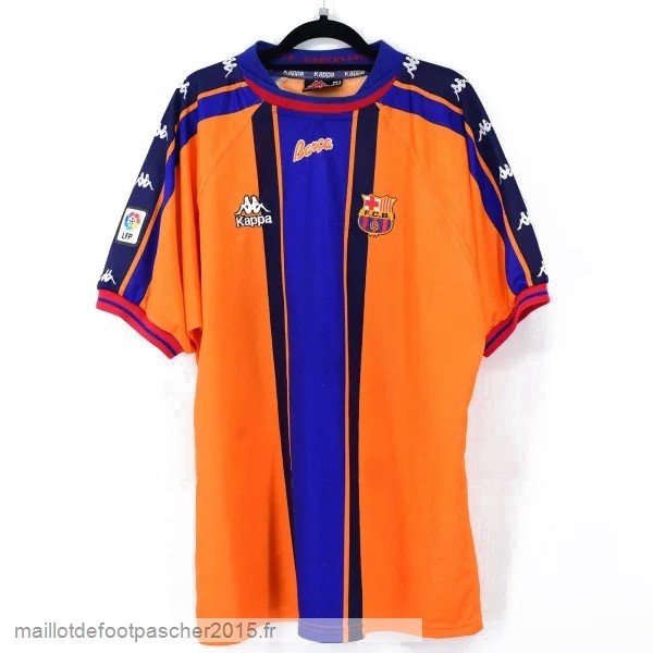 Maillot Foot Achat Exterieur Maillot Barcelona Rétro 1997 1998 Orange