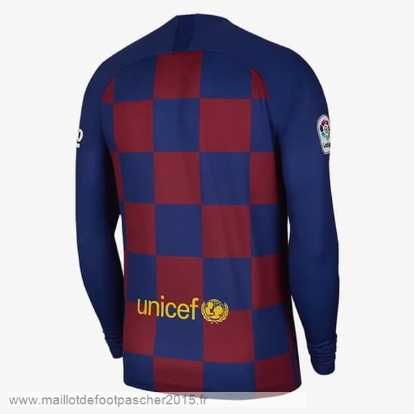 Maillot Foot Achat Domicile Maillot Manches Longues Barcelone 2019 2020 Rouge Bleu