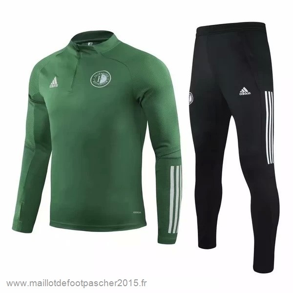 Maillot Foot Achat Survêtements Feyenoord Rotterdam 2020 2021 Vert Marine