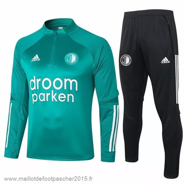 Maillot Foot Achat Survêtements Feyenoord Rotterdam 2020 2021 Vert Noir