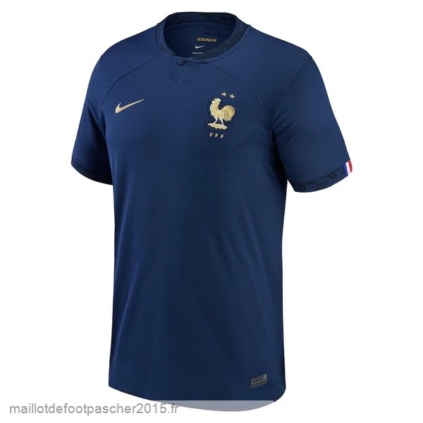 Maillot Foot Achat Domicile Maillot France 2022 Bleu Marine