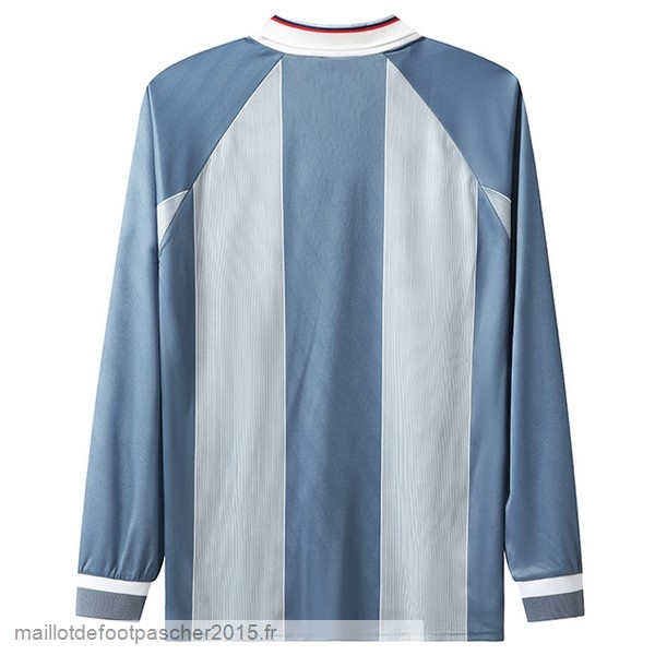 Maillot Foot Achat Exterieur Maillot Manches Longues Angleterre Rétro 1996 Bleu