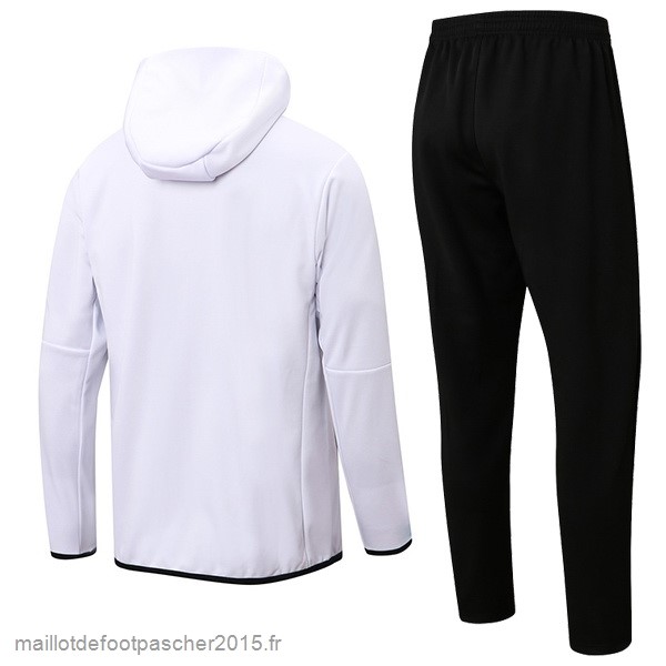 Maillot Foot Achat Sweat Shirt Capuche Inter Milán 2022 2023 Blanc Noir