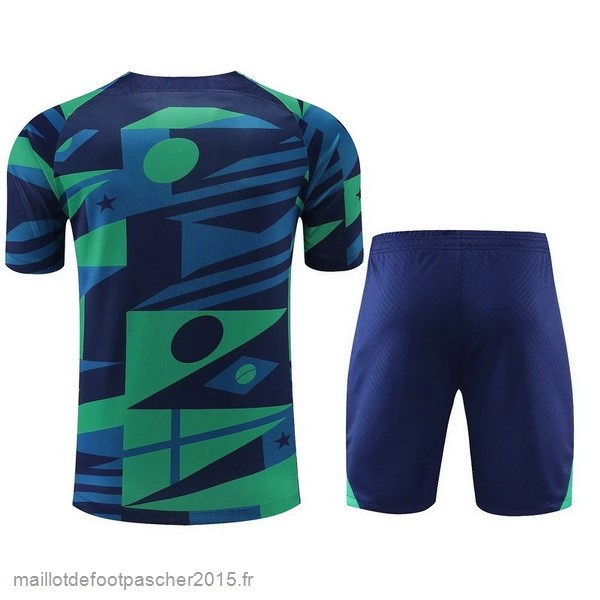 Maillot Foot Achat Entrainement Ensemble Complet Inter Milán 2022 2023 Vert