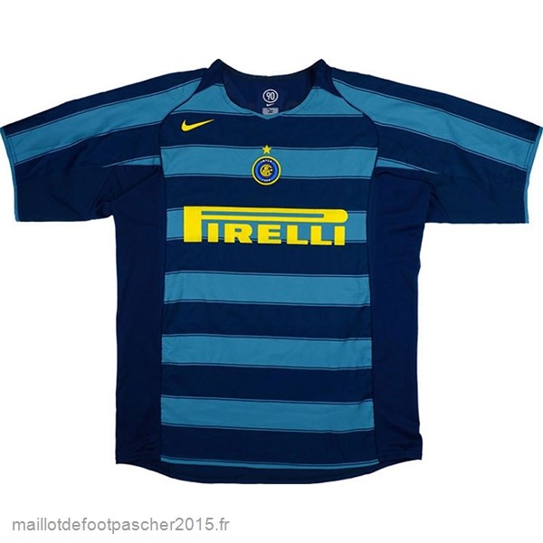 Maillot Foot Achat Third Maillot Inter Milán Rétro 2004 2005 Noir
