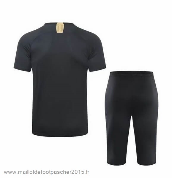 Maillot Foot Achat Entrainement Conjunto Completo Inter Milán 2019 2020 Noir Jaune