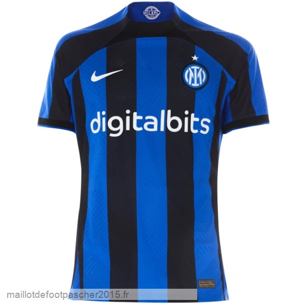 Maillot Foot Achat Thailande Domicile Joueurs Maillot Inter Milán 2022 2023 Bleu