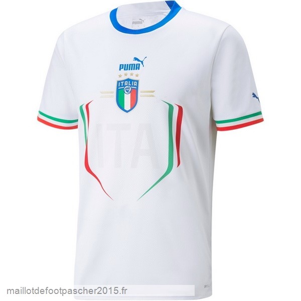 Maillot Foot Achat Thailande Exterieur Maillot Italie 2022 Blanc