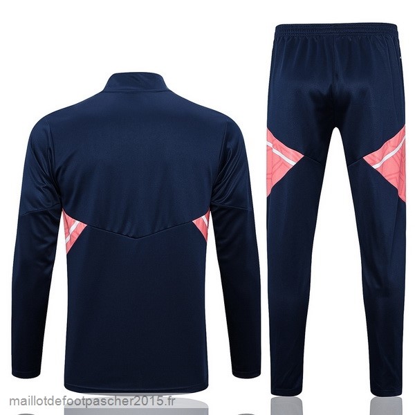 Maillot Foot Achat Ensemble Complet Sudadera Entrainement Juventus 2022 2023 Bleu Marine Rose