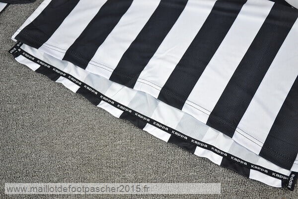 Maillot Foot Achat Domicile Manches Longues Juventus Rétro 1999 2000 Noir Blanc