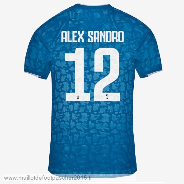 Maillot Foot Achat NO.12 Alex Sangro Third Maillot Juventus 2019 2020 Bleu