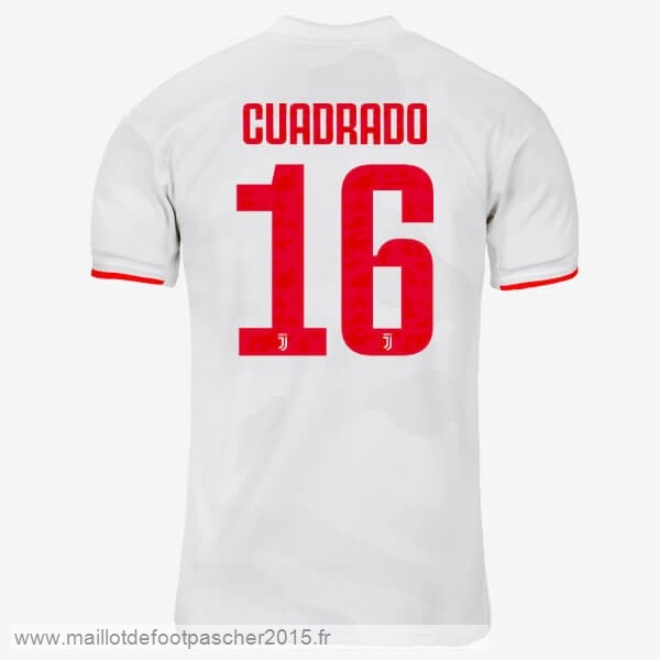 Maillot Foot Achat NO.16 Cuadredo Exterieur Maillot Juventus 2019 2020 Gris Blanc