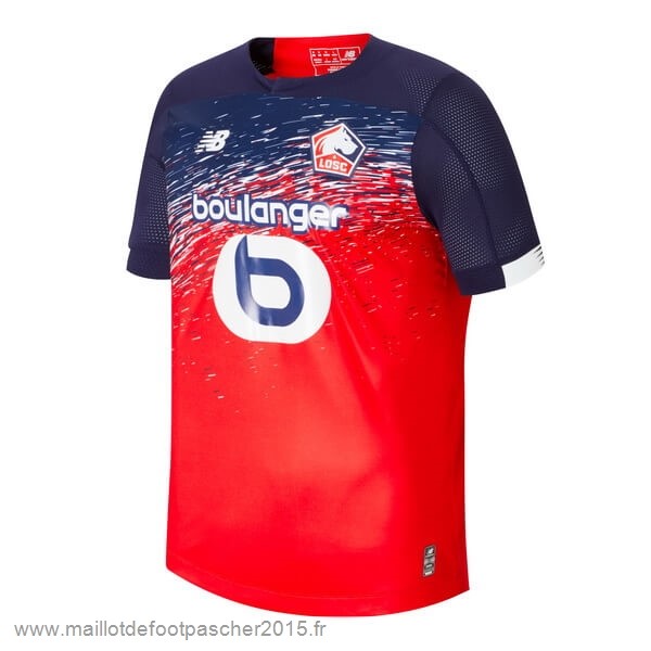 Maillot Foot Achat Domicile Maillot Lille 2019 2020 Rouge