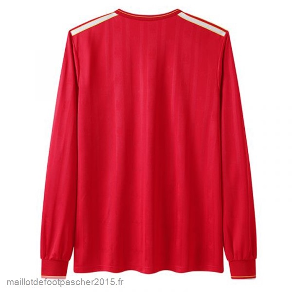 Maillot Foot Achat Domicile Manches Longues Liverpool Rétro 1985 1986 Rouge