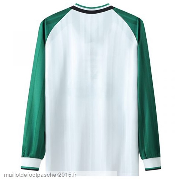 Maillot Foot Achat Exterieur Manches Longues Liverpool Rétro 1993 1995 Blanc