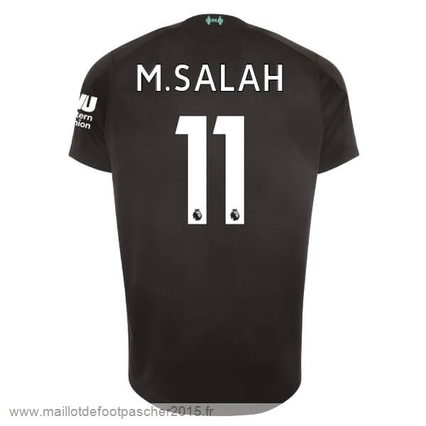Maillot Foot Achat NO.11 M.Salah Third Maillot Liverpool 2019 2020 Noir