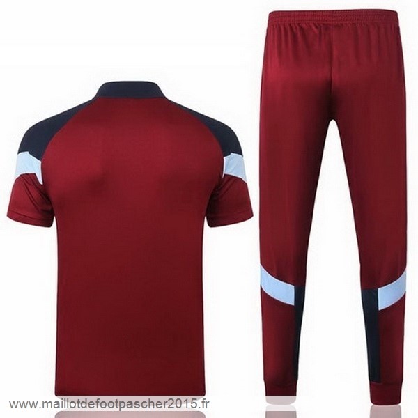 Maillot Foot Achat Ensemble Complet Polo Manchester City 2020 2021 Bordeaux