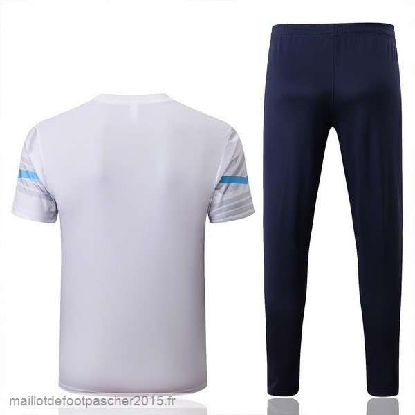 Maillot Foot Achat Entrainement Ensemble Complet Marseille 2022 2023 Blanc I Bleu