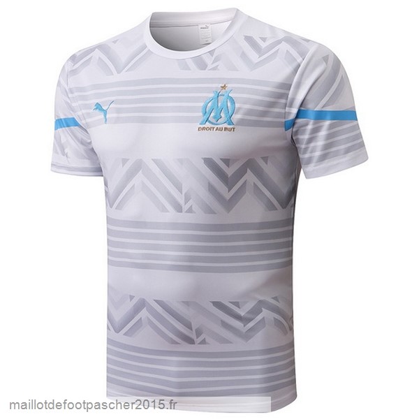 Maillot Foot Achat Entrainement Marseille 2022 2023 Blanc I Bleu